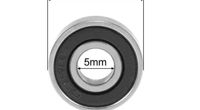 695 2RS Single Row Deep Groove Ball Bearing